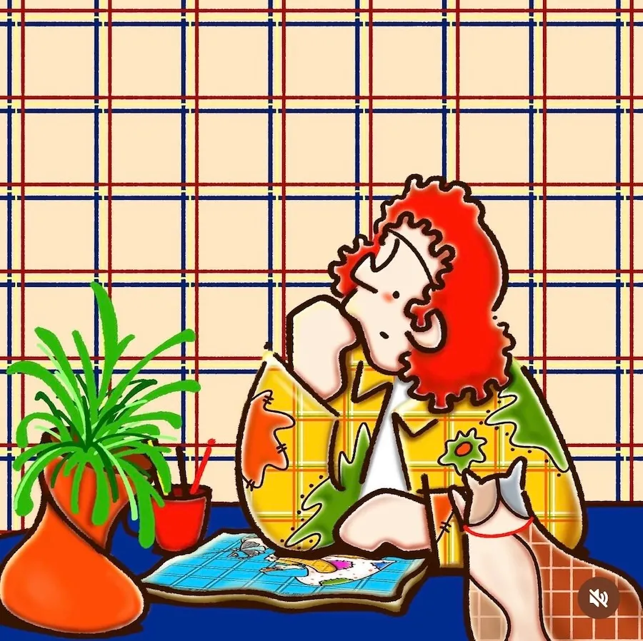 考えるイラスト